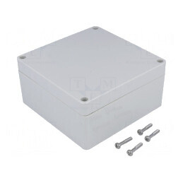 Carcasă universală ABS gri 120x120x60mm | Electronic-mag.ro | Componente Electronice