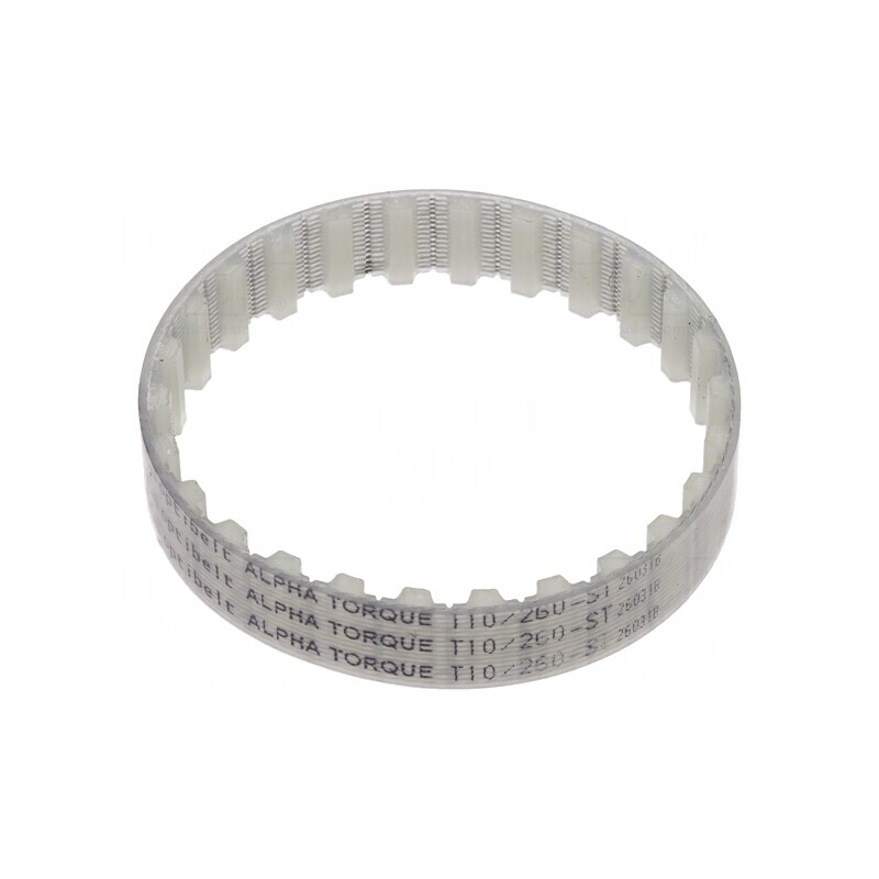Curea dințată T10 16mm 260mm 26 dinți | Electronic-mag.ro | Componente Electronice