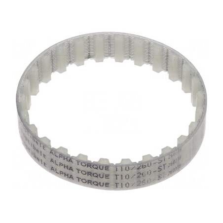 Curea dințată T10 16mm 260mm 26 dinți | Electronic-mag.ro | Componente Electronice