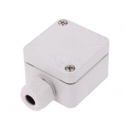 Cutie de conexiuni policarbonat 50x52x35mm | Electronic-mag.ro | Componente Electronice