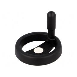 Buton de Reglare cu Manetă Neagră 37mm 10mm | Electronic-mag.ro | Componente Electronice