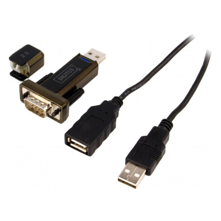Convertor USB la RS232 cu chipset FTDI/FT232RL, 0.8m USB 2.0