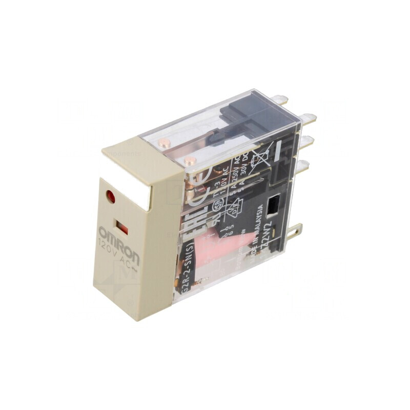 Releu Electromagnetic DPDT 120VAC 5A | Electronic-mag.ro | Componente Electronice