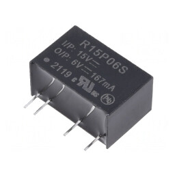 Convertor DC/DC 1W 13.5-16.5V la 6V 167mA | Electronic-mag.ro | Componente Electronice