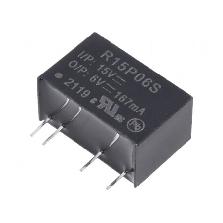 Convertor DC/DC 1W 13.5-16.5V la 6V 167mA | Electronic-mag.ro | Componente Electronice