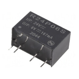 Convertor DC/DC 1W 24V la 6V 167mA | Electronic-mag.ro | Componente Electronice