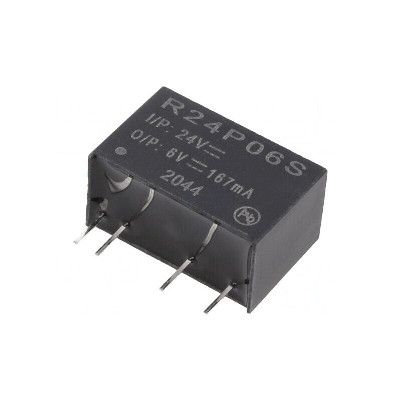 Convertor DC/DC 1W 24V la 6V 167mA | Electronic-mag.ro | Componente Electronice