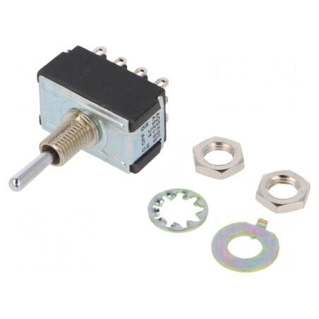 Comutator Basculant 4PDT ON-OFF-ON 6A 125VAC 6VDC | Electronic-mag.ro | Componente Electronice