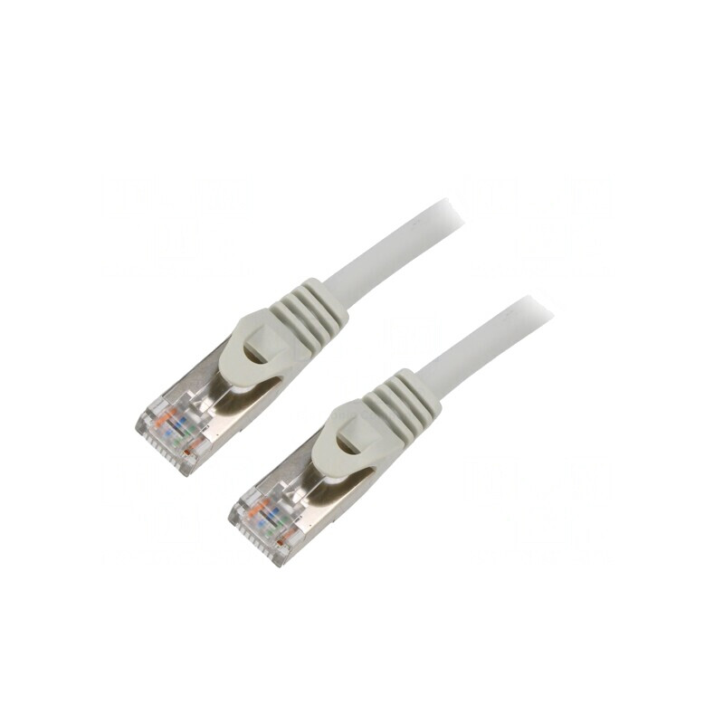 Patch cord S/FTP Cat6a Cu LSZH Gri 25m | Electronic-mag.ro | Componente Electronice