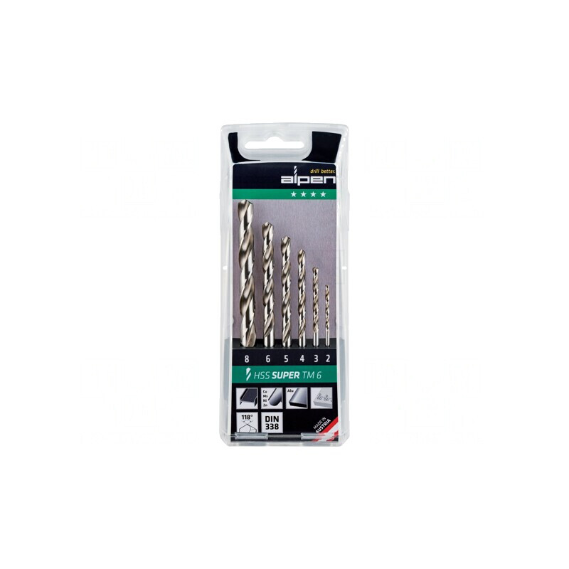 Set Burghie Metal Oțel Rapid HSS SUPER Blister | Electronic-mag.ro | Componente Electronice