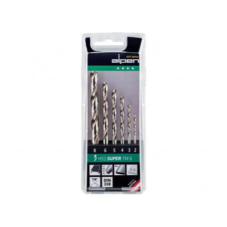 Set Burghie Metal Oțel Rapid HSS SUPER Blister | Electronic-mag.ro | Componente Electronice