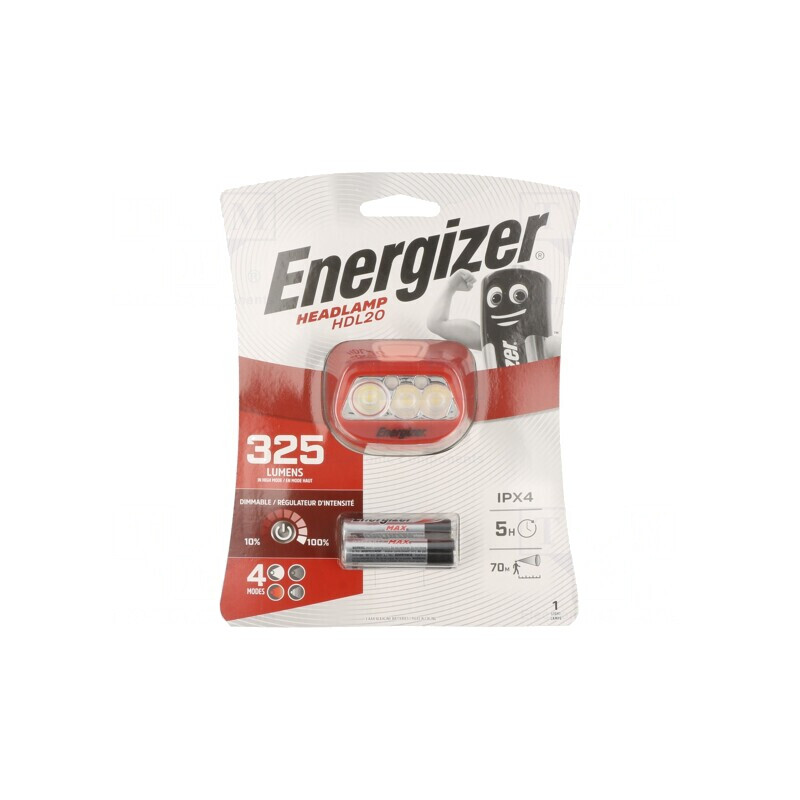 Lanternă LED pentru Cască 5h 25lm 325lm IPX4 70m | Electronic-mag.ro | Componente Electronice