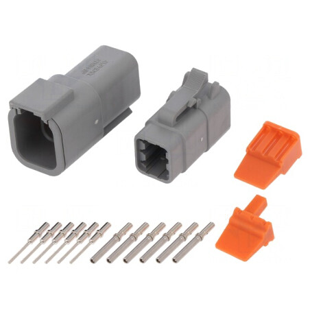 Set Conectori Cablu-Cablu ATM 6 Pin Tată-Mamă | Electronic-mag.ro | Componente Electronice
