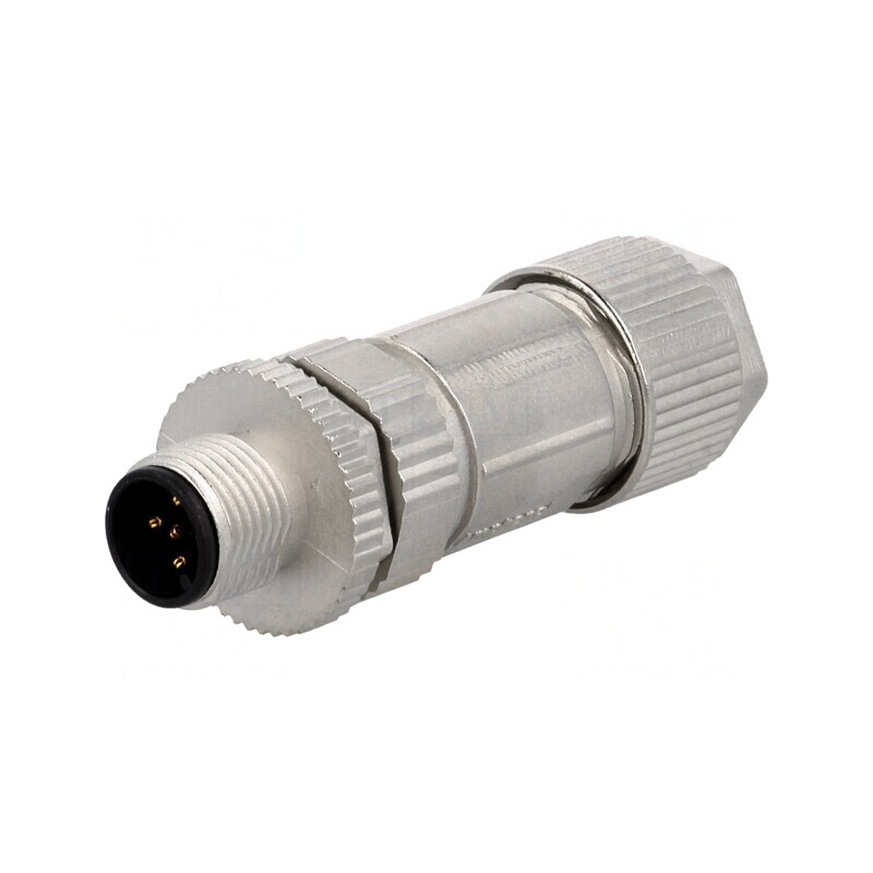 Mufă M12 5-PIN tată IP67 pe cablu | Electronic-mag.ro | Componente Electronice