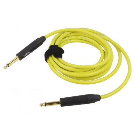 Cablu Audio Jack 6,3mm 3m Galben | Electronic-mag.ro | Componente Electronice