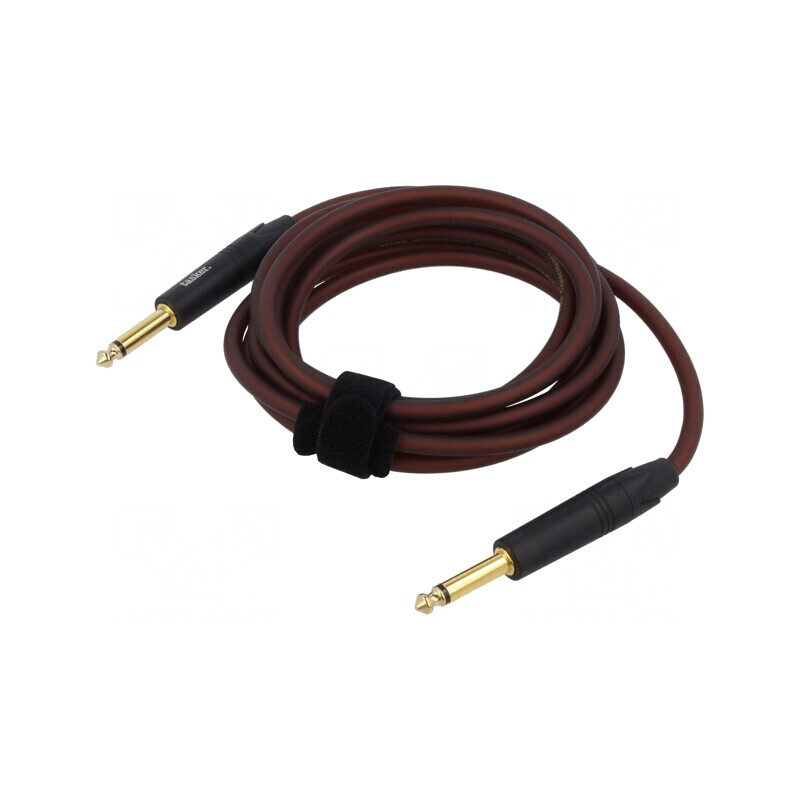 Cablu Jack 6,3mm 2pin 3m Maro | Electronic-mag.ro | Componente Electronice