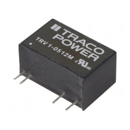 Convertor DC/DC 1W 5V la 12V 83mA SIP9 | Electronic-mag.ro | Componente Electronice
