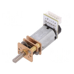 Motor DC cu Codificator 6V 42 RPM | Electronic-mag.ro | Componente Electronice