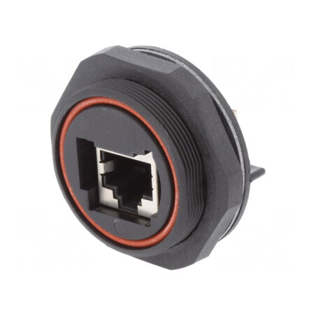 Soclu RJ45 Buccaneer Ethernet 8 pini aurit | Electronic-mag.ro | Componente Electronice