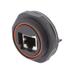 Soclu RJ45 Buccaneer Ethernet 8 pini aurit | Electronic-mag.ro | Componente Electronice