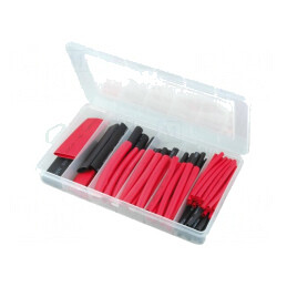 Set manșoane termocontractabile adezive 76mm 80buc. | Electronic-mag.ro | Componente Electronice