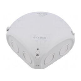 Cutie de Conexiuni IP66 Gri 130x130x77mm | Electronic-mag.ro | Componente Electronice