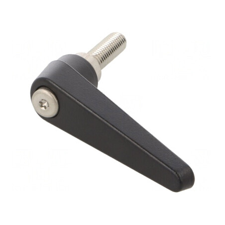 Manetă franceză neagră 62mm cu filet 25mm | Electronic-mag.ro | Componente Electronice