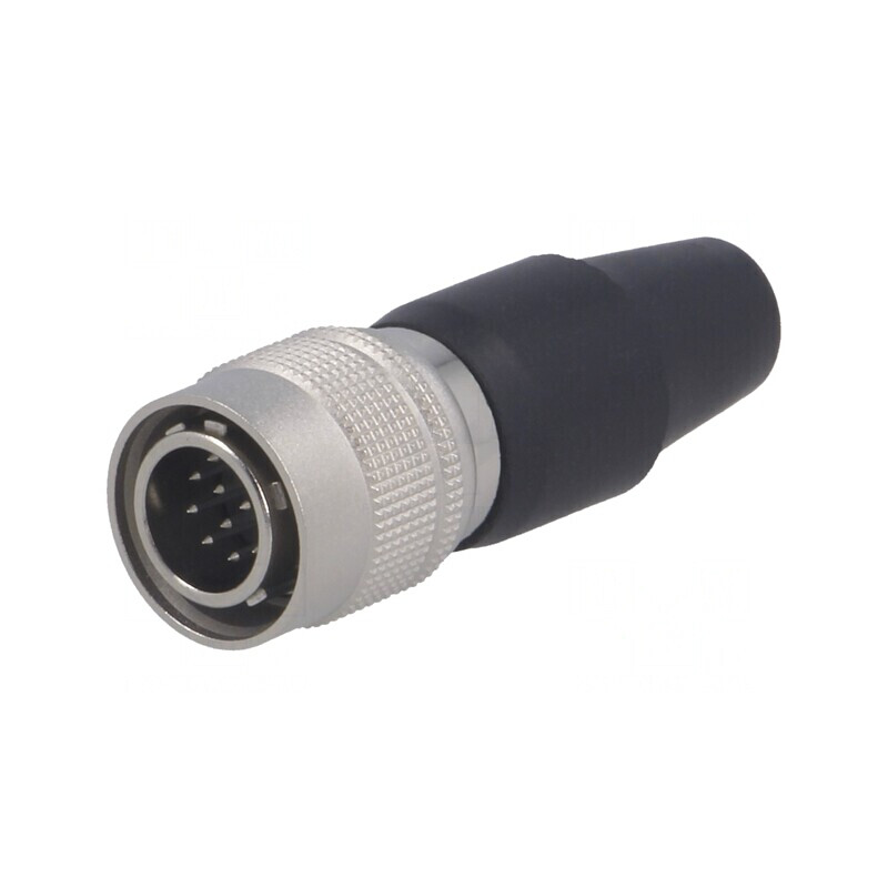 Conector circular HR10 push-pull mufă 2A argintat lipire | Electronic-mag.ro | Componente Electronice