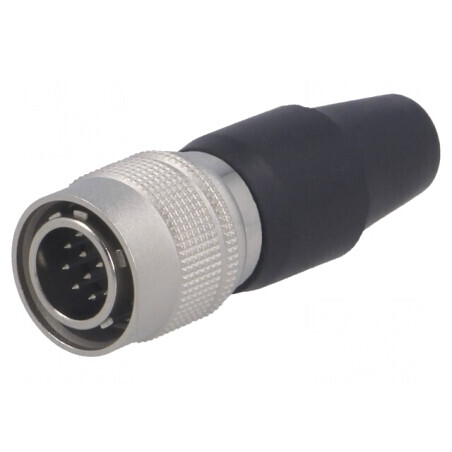 Conector circular HR10 push-pull mufă 2A argintat lipire | Electronic-mag.ro | Componente Electronice