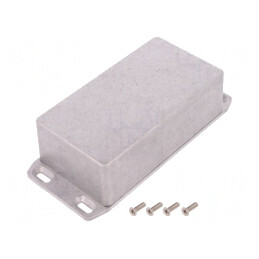 Carcasă universală cu lame de fixare 66x121x41mm | Electronic-mag.ro | Componente Electronice
