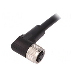 Cablu de Conectare M8 3-Pini Unghi 10m PVC 60VAC 4A | Electronic-mag.ro | Componente Electronice