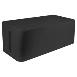 Organizator de Cabluri Negru 157mm x 407mm x 133,5mm | Electronic-mag.ro | Componente Electronice