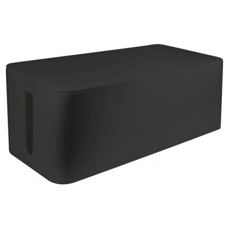 Organizator de Cabluri Negru 157mm x 407mm x 133,5mm | Electronic-mag.ro | Componente Electronice