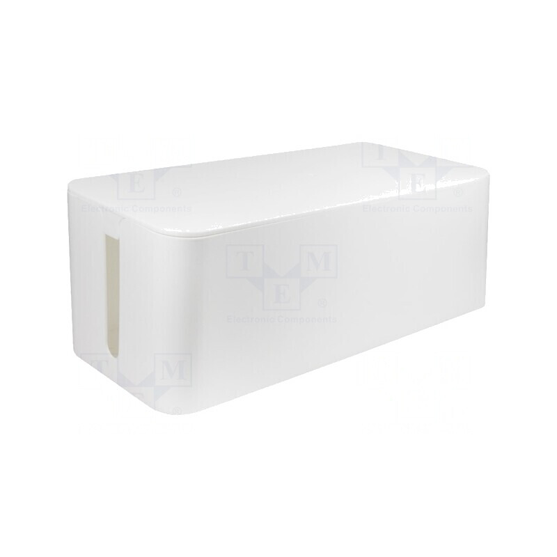 Organizator de cabluri alb 157x407x133.5mm | Electronic-mag.ro | Componente Electronice