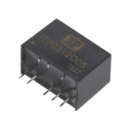 Convertor DC/DC 3W 4.5-18V la 5V/-5V SIP6 | Electronic-mag.ro | Componente Electronice