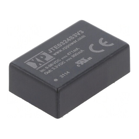 Convertor DC/DC 3W 9-36V la 3.3V 900mA DIP24 | Electronic-mag.ro | Componente Electronice