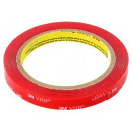 Bandă de Fixare Acrilică Transparentă 12mm x 5,5m 3M | Electronic-mag.ro | Componente Electronice