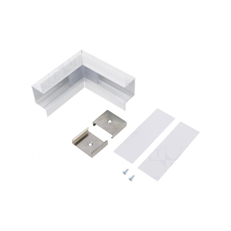 Conector 90° Alb Aluminiu VARIO30-05 | Electronic-mag.ro | Componente Electronice