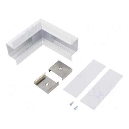 Conector 90° Alb Aluminiu VARIO30-05 | Electronic-mag.ro | Componente Electronice