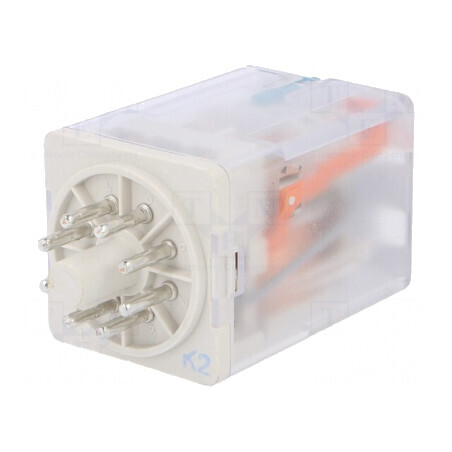 Releu Electromagnetic DPDT 220VDC 10A | Electronic-mag.ro | Componente Electronice