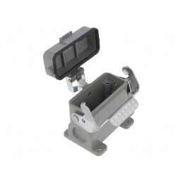 Carcasă pentru Conectori HDC D10A cu Clichet M20 | Electronic-mag.ro | Componente Electronice