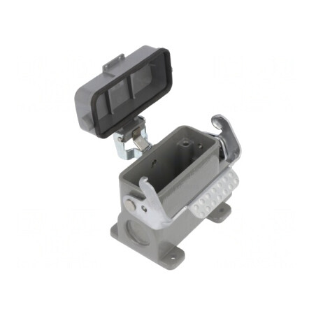 Carcasă pentru Conectori HDC D10A cu Clichet M20 | Electronic-mag.ro | Componente Electronice