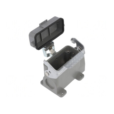 Carcasă pentru conectori HDC D10A cu clichet M25 | Electronic-mag.ro | Componente Electronice