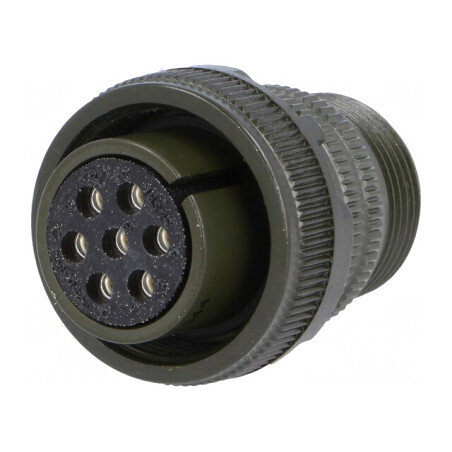 Conector circular aluminiu 16S MS/DS | Electronic-mag.ro | Componente Electronice