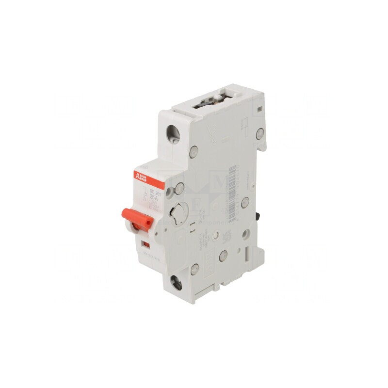 Întreupător Poli 1 pentru șină DIN 25A 253VAC | Electronic-mag.ro | Componente Electronice