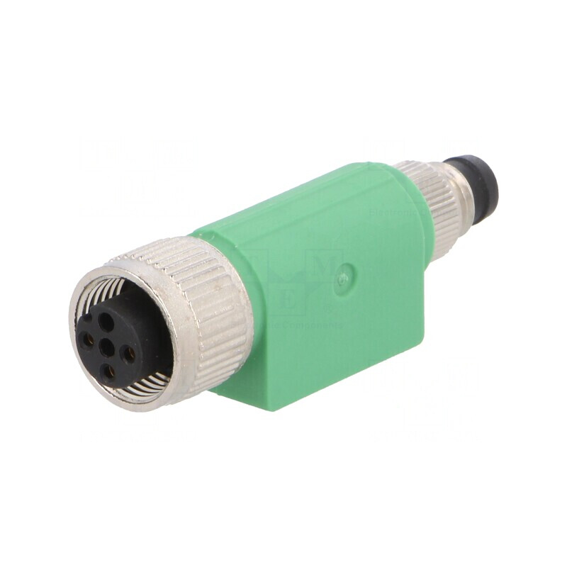 Adaptor PIN 3P M8-M12 60VAC 4A 60VDC | Electronic-mag.ro | Componente Electronice