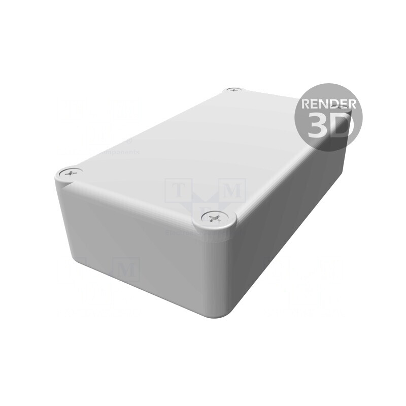 Carcasă universală naturală IP54 61mm x 111mm x 31mm | Electronic-mag.ro | Componente Electronice