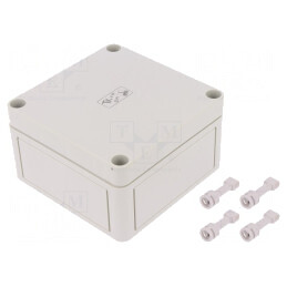 Carcasă Universală Polistiren 110x110x66mm | Electronic-mag.ro | Componente Electronice