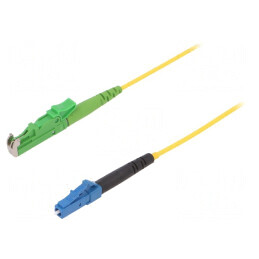 Patch cord fibră optică 3m LC/UPC-E2/APC 9/125um | Electronic-mag.ro | Componente Electronice