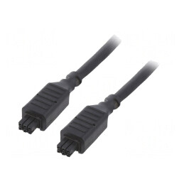 Cablu | Nano-Fit | mamă | PIN: 4 | Lung: 5m | 8A | Izolaţie: PVC | cositorit | 2451300450